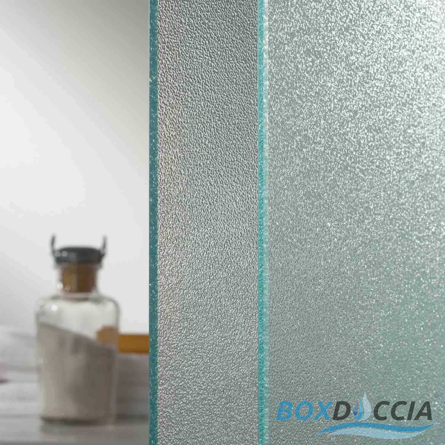 Box cabina doccia a tre 3 lati centro bagno parete fissa cristallo ... Doccia e vasca insieme 70cm