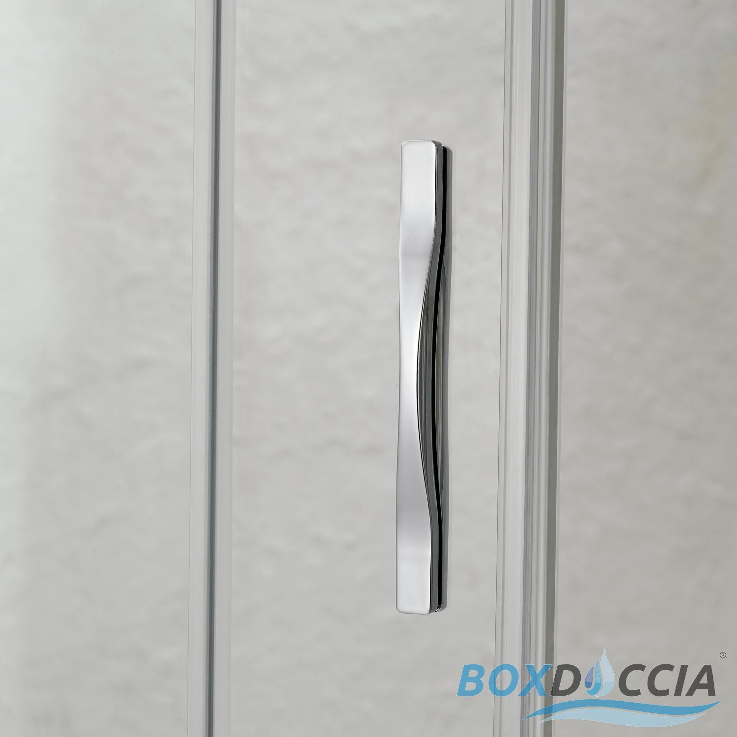 Box cabina doccia apertura a battente anta chiusura angolare vetro ... Doccia e vasca insieme 70cm