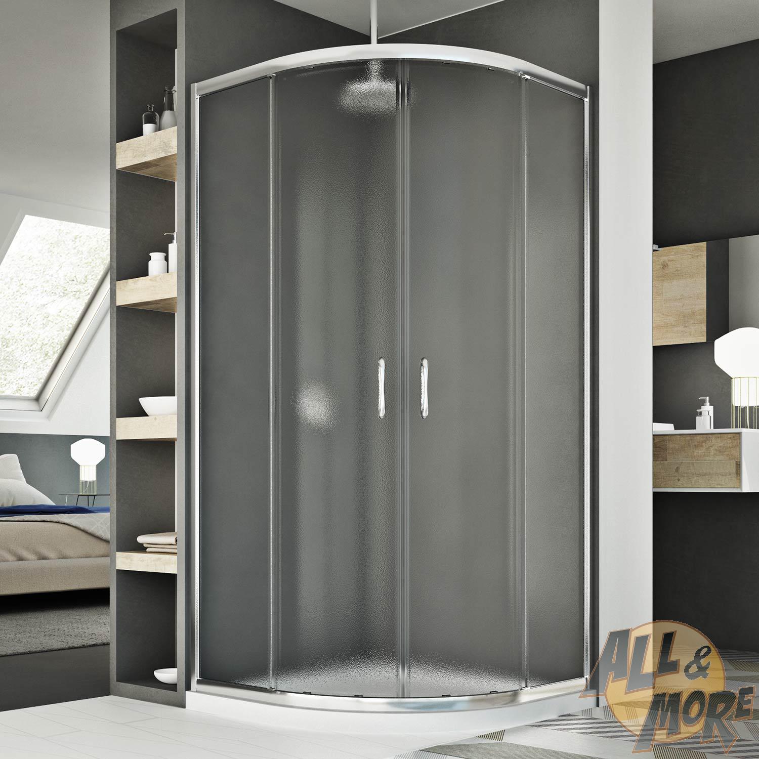 Quadrant Shower Enclosure Cubicle 6mm Sliding Doors Central