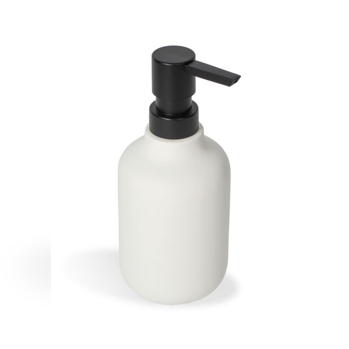 Dispenser Sapone Bagno Liquido Bianco da Appoggio