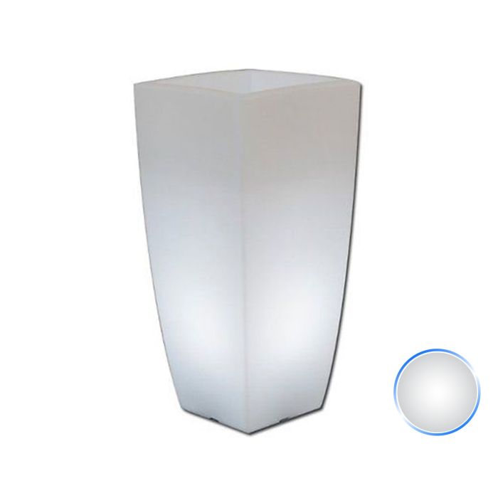Vaso Agave Quadrato Con Luce Bianca H90 40x40Cm main product photo