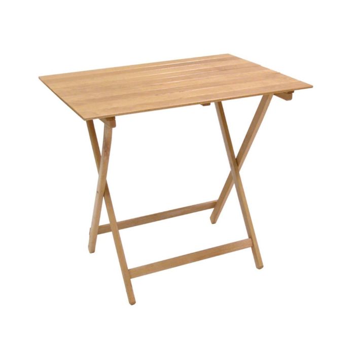 Box Doccia .it - Tavolo pieghevole in legno di faggio 60x80 cm