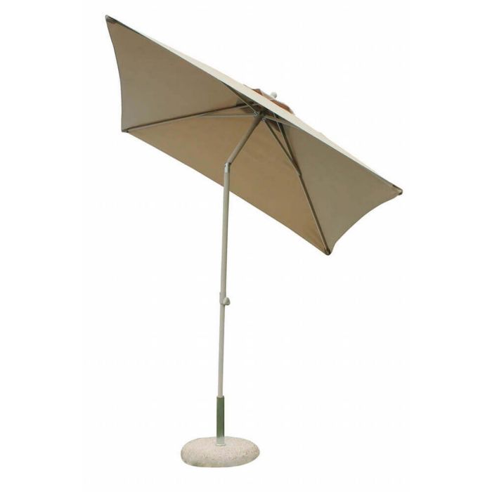 Ombrellone da giardino 2x3 in alluminio con telo in poliestere Tortora palo Tortora antivento mod. Nice main product photo