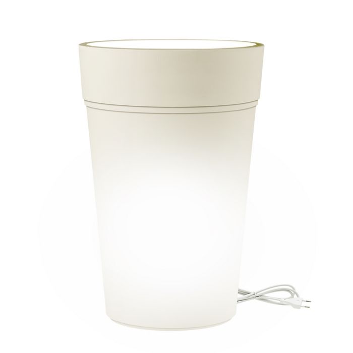 Vaso luminoso Tondo Led luce bianca Ø 38 CM H 80 CM mod. Stem Led main product photo