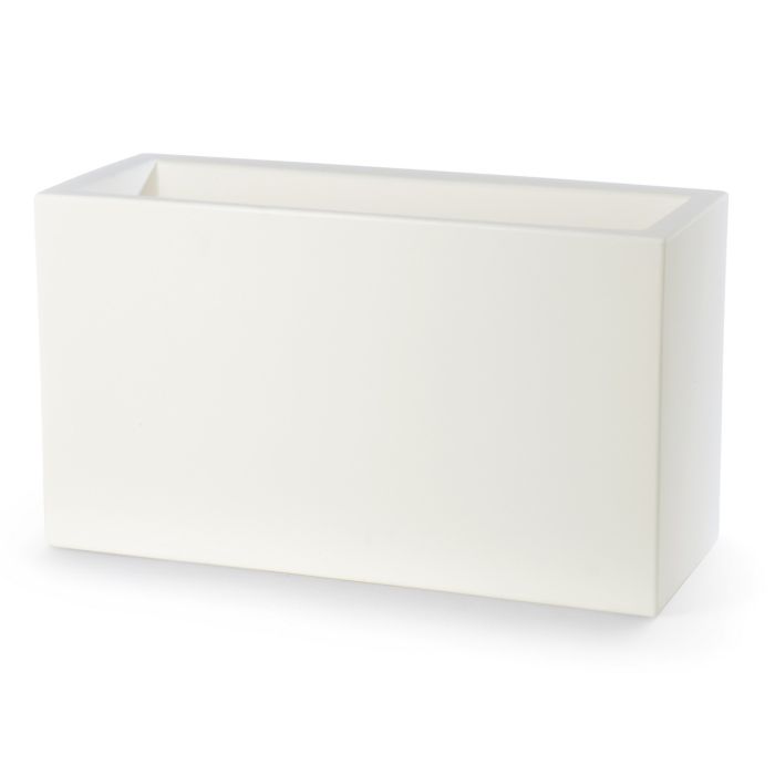 Fioriera Rettangolare colore Bianco 60x24,5 CM H 24,5 mod. Schio Cassa main product photo
