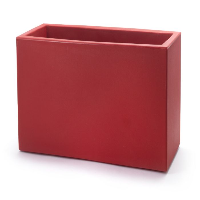 Fioriera Rettangolare colore Rosso Cardinale 79x30 CM H 30 mod. Schio Cassa main product photo