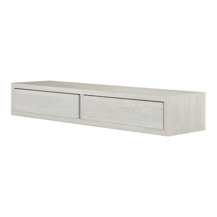 Mensola con cassetti 88x13 cm colore Rovere Sbiancato mod. Domino Maxi main product photo