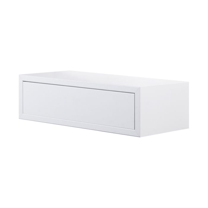 Mensola con cassetto 45x13,4 cm colore Bianco mod. Legolo main product photo
