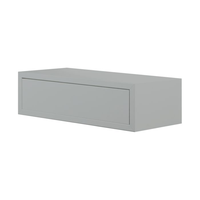 Mensola con cassetto 45x13,4 cm colore Grigio mod. Legolo main product photo
