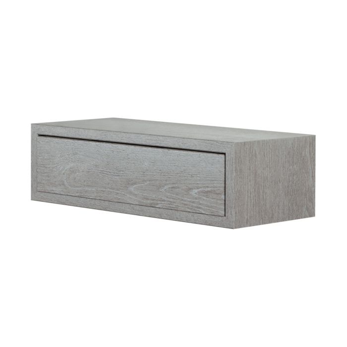 Mensola con cassetto 45x13,4 cm colore Rovere grigio mod. Legolo main product photo