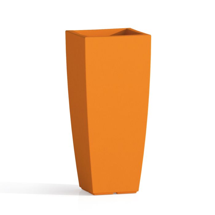 Vaso Agave In Resina Quadrato Arancio H70 33x33Cm main product photo