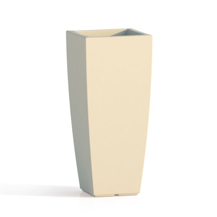 Vaso Agave In Resina Quadrato Avorio H70 33x33Cm main product photo