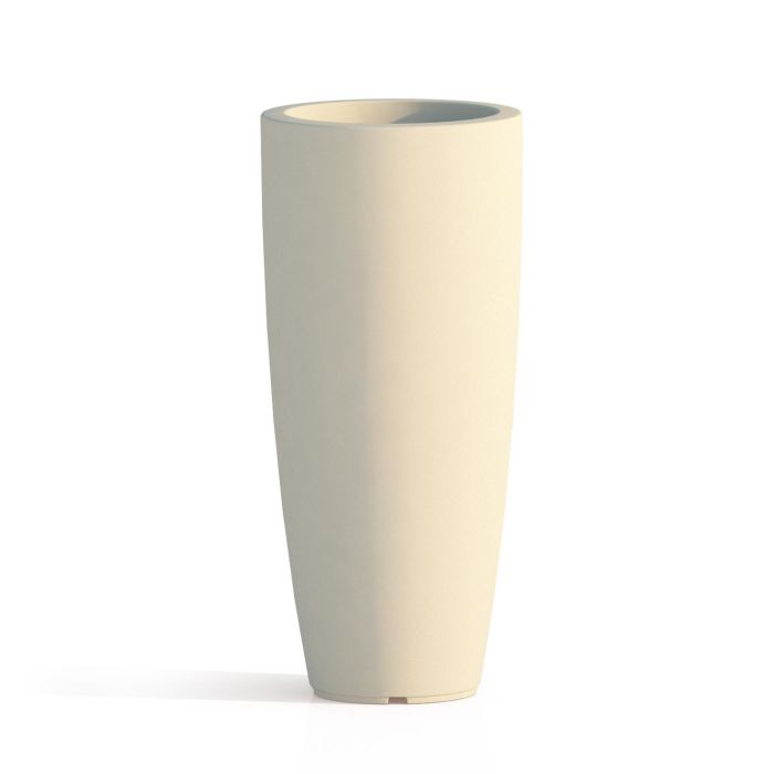 Vaso Agave In Resina Tondo Avorio H70 Ø 33Cm main product photo