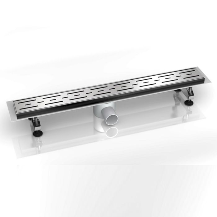Canalina Acciaio Inox Fori Rett. 70x9 mod. Iron main product photo