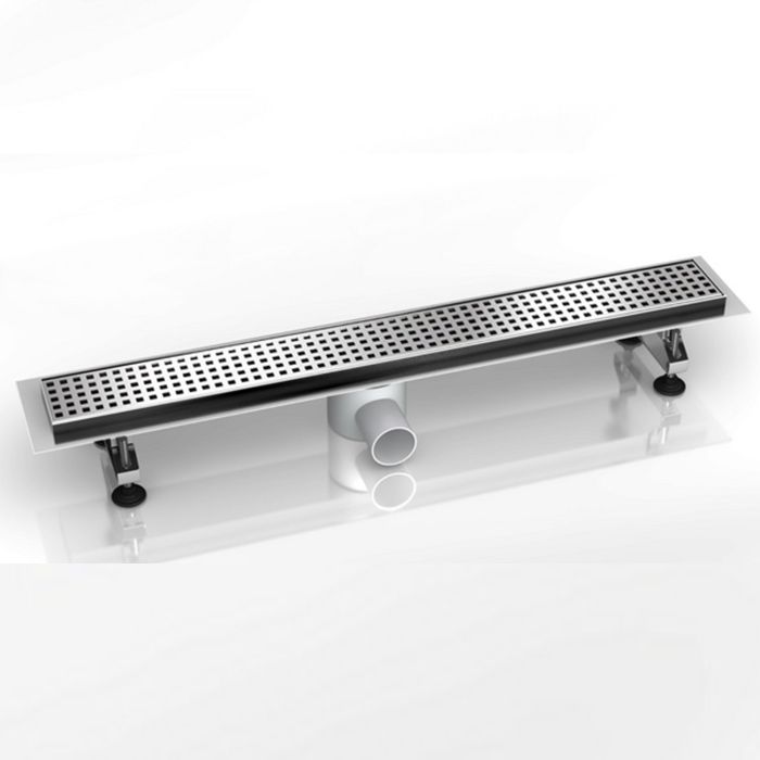 Canalina Acciaio Inox Fori Quadr. 80x9 mod. Iron main product photo