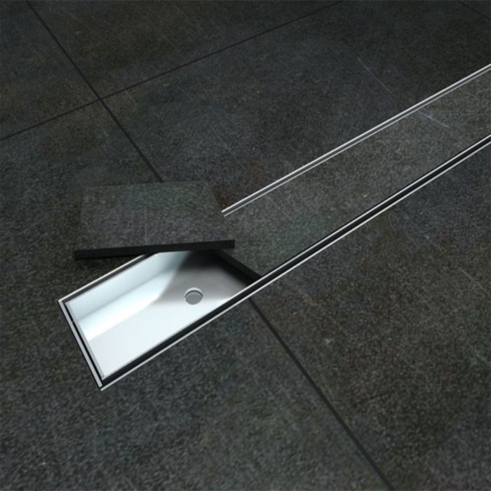 Canalina Acciaio Inox Piastrellabile mod. Silver main product photo