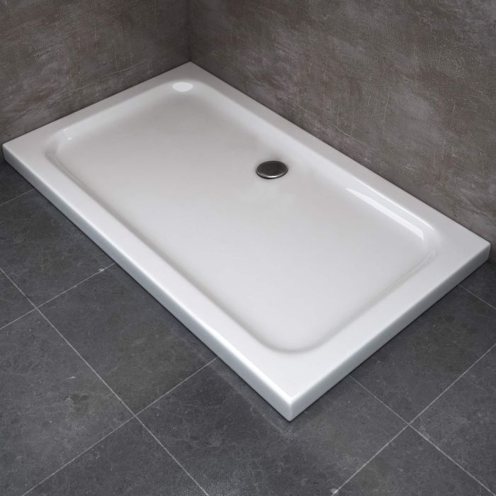 Piatto Doccia 80x100x5 cm Rettangolare Abs mod. Selene main product photo