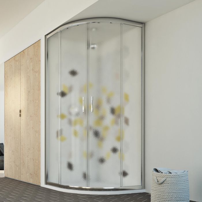 Box doccia semicircolare 70x90 CM H198 stampato C mod. Evolution main product photo
