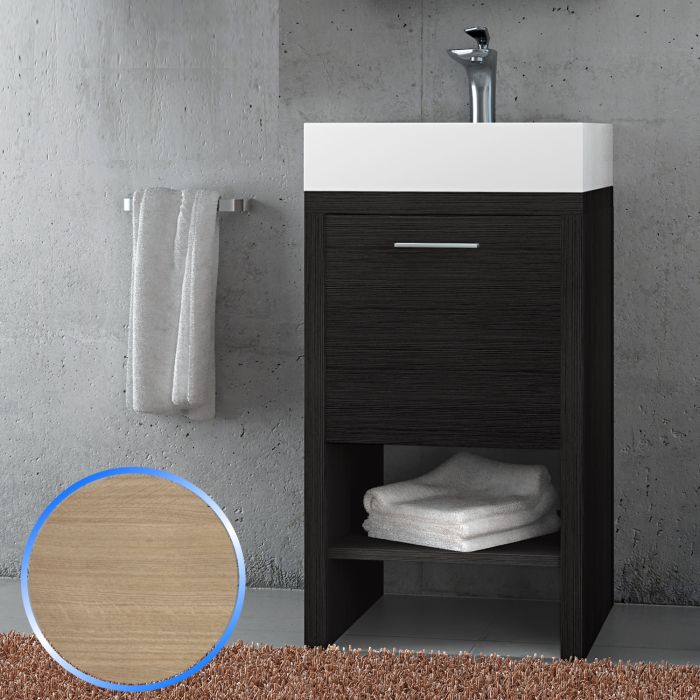 Base appoggio 45cm rovere chiaro Paris1 main product photo