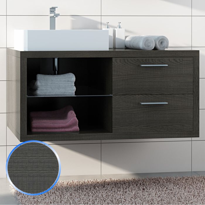 Base sospesa 100cm rovere segato Paris 2 main product photo
