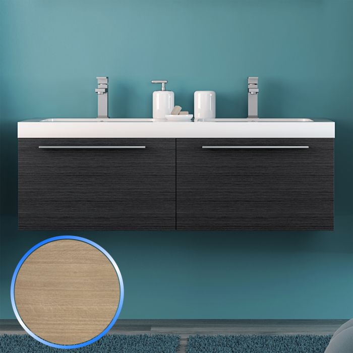 Base sospesa 120cm rovere chiaro Lisbona 4 main product photo