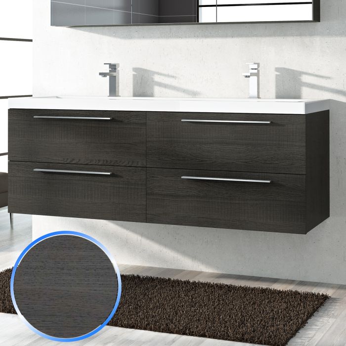 Base sospesa 144cm rovere grigio Lisbona 5 main product photo