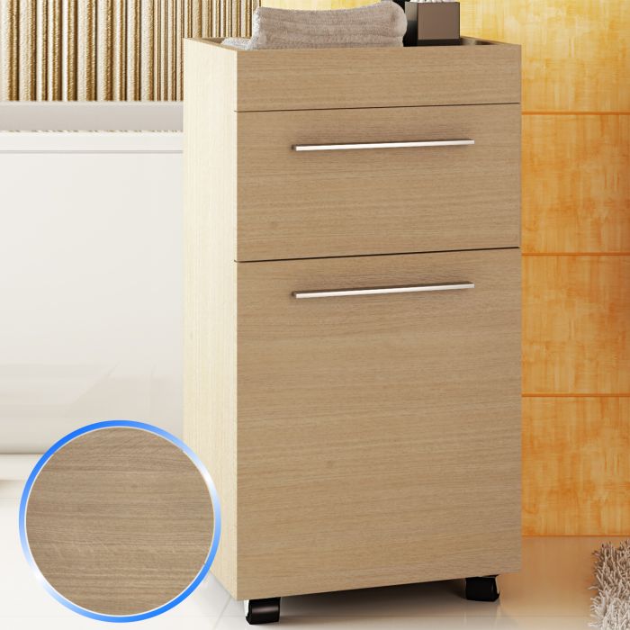 Base con rotelle 40x80 rovere chiaro Lisbona 6 main product photo