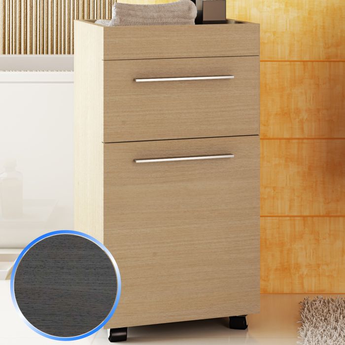 Base con rotelle 40x80 rovere grigio Lisbona 6 main product photo