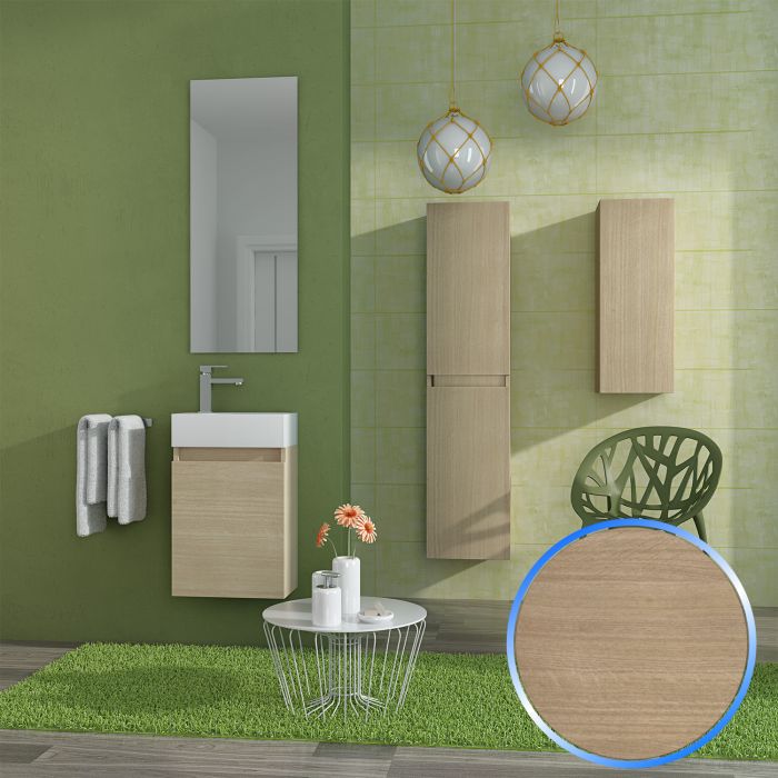 Mobile da Bagno 40 cm Vienna 1 Rovere Chiaro main product photo