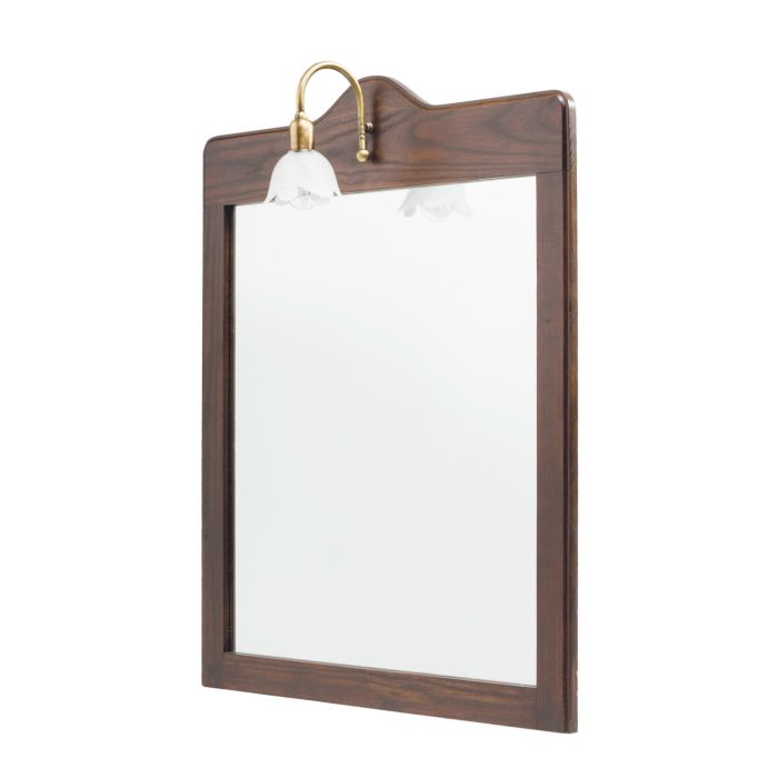 Specchio 70x60 con Applique bordo legno mod. Mathilde main product photo