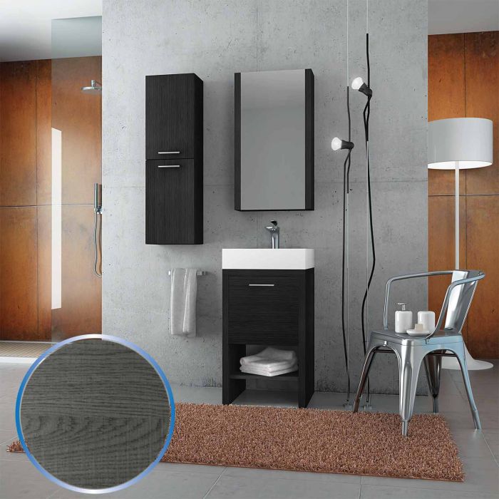 Mobile da Bagno 45 cm Paris 1 Rovere Segato main product photo