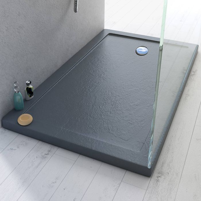 Piatto Doccia 80x140x4 cm Rettangolare Acrilico mod. Stone UltraSlim main product photo