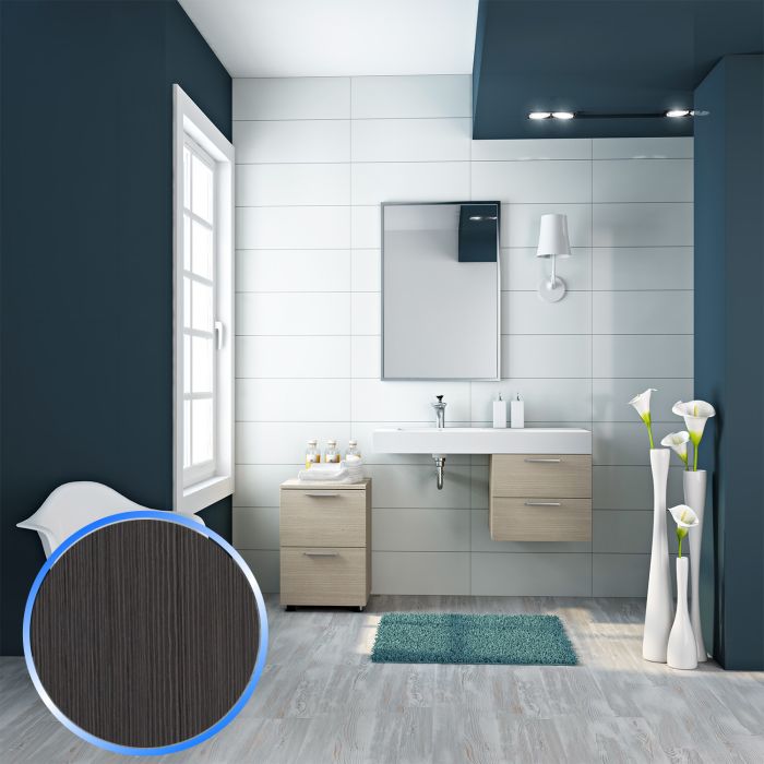 Mobile da Bagno 100cm Lisbona 3 Rovere Spazzolato main product photo