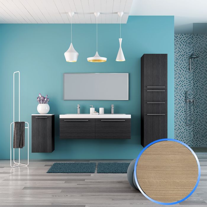 Mobile da Bagno 120cm Lisbona 4 Rovere Chiaro main product photo