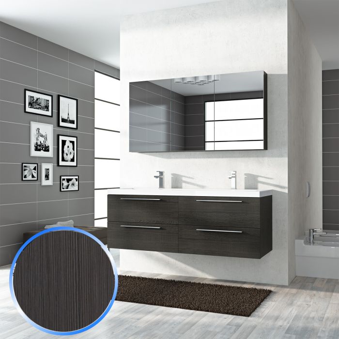 Mobile da Bagno 144cm Lisbona 5 Rovere Spazzolato main product photo