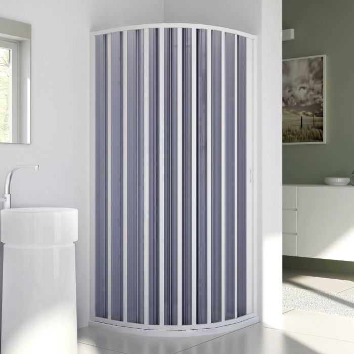Box Doccia Semicircolare 70x90CM Raggio 38 H185 PVC mod. Sharp Laterale main product photo