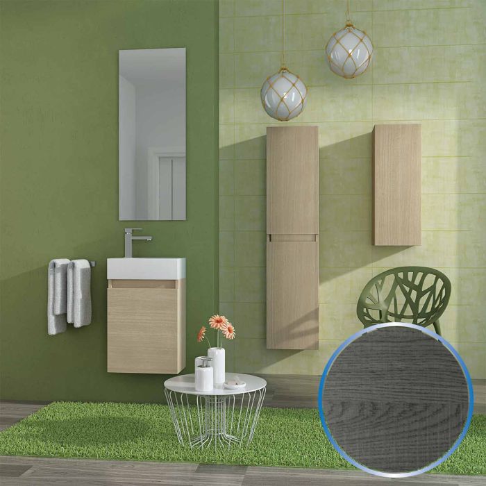 Mobile da Bagno 40 cm Vienna 1 Rovere Segato main product photo