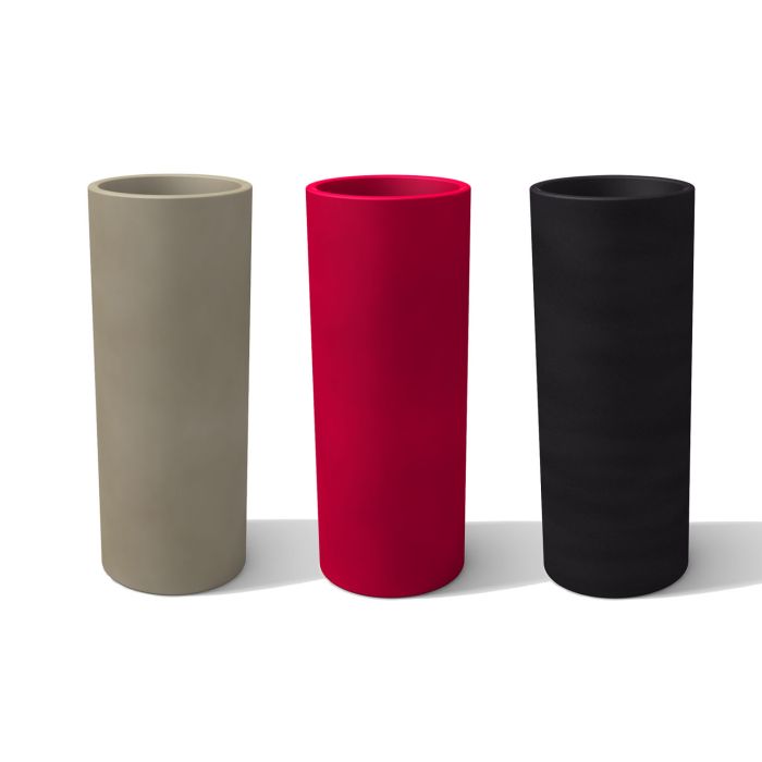 Vaso moderno in resina tondo H 90 Ø 35 mod. Barocco main product photo