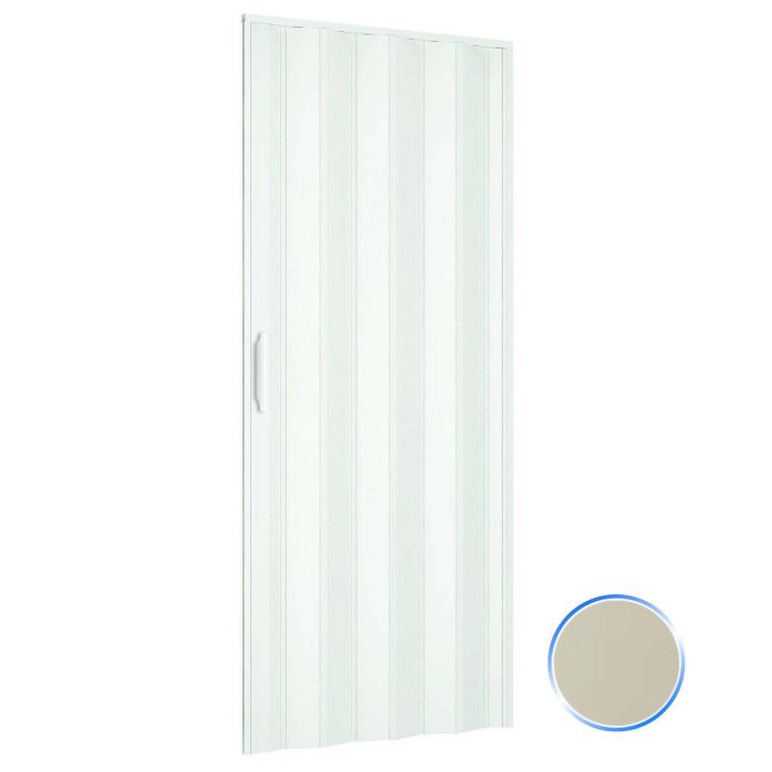 Porta a soffietto da interno in kit in PVC Avorio 1140 82x220 cm mod. Simona main product photo