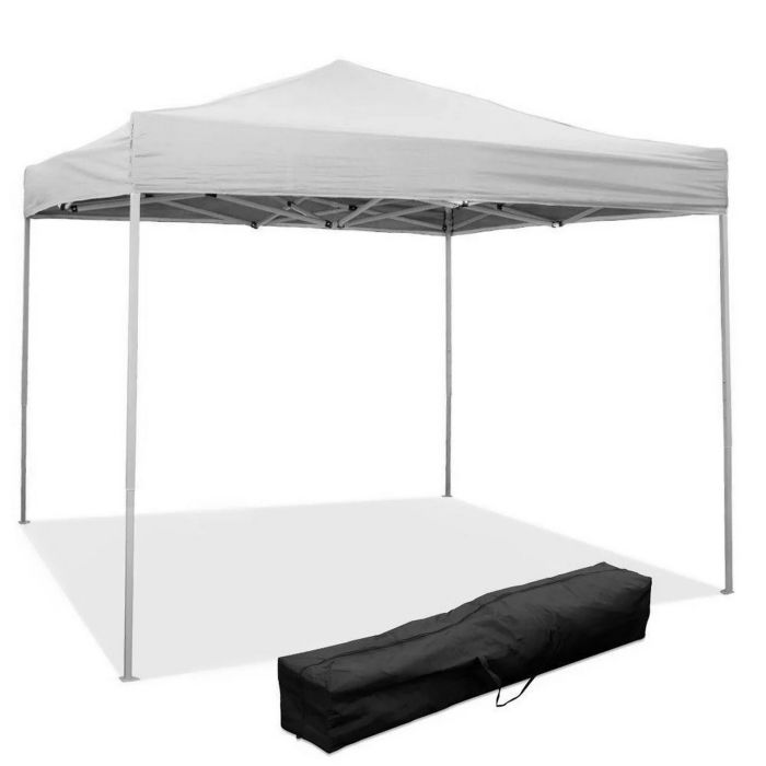 Gazebo richiudibile pieghevole 3 X 3 Bianco ricoperto in PVC impermeabile EXPO main product photo