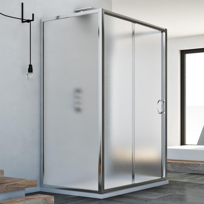 Box Doccia 3 lati 75x120x75 CM H185 stampato C mod. Replay Trio 1 Anta main product photo