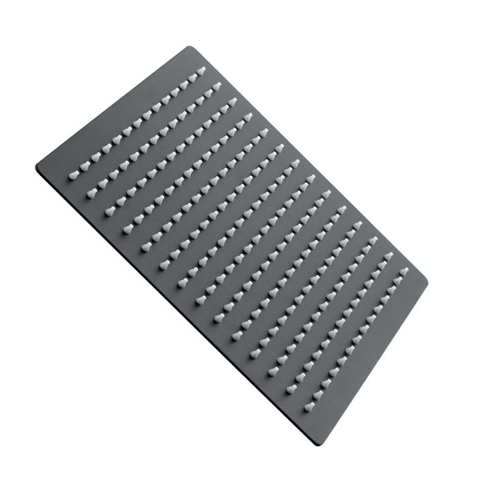 Soffione doccia Nero opaco con miscelatore mod. Portos main product photo