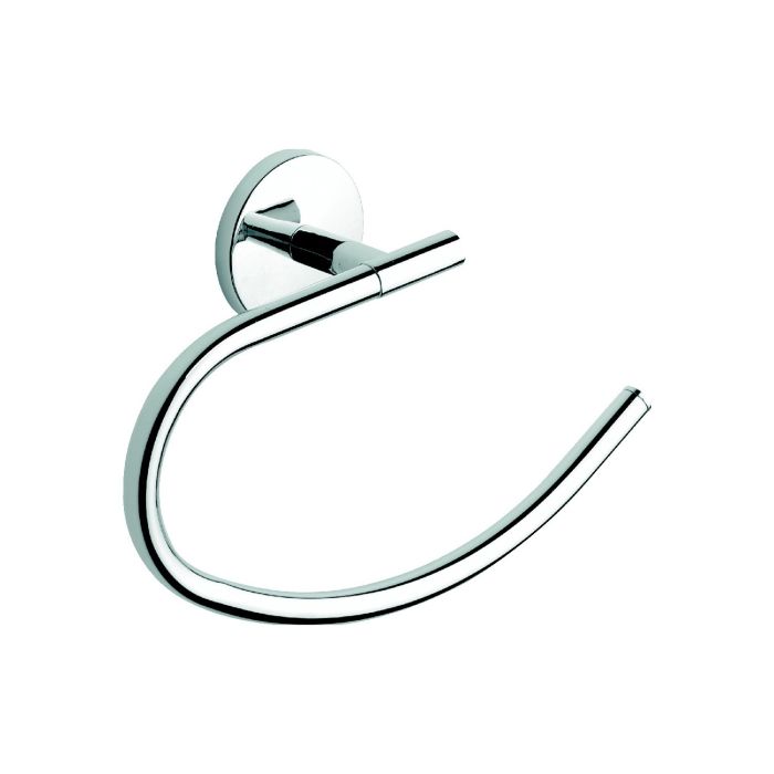 Porta asciugamani ad anello da parete Cromo in Acciaio cromato Mod. One duo cromo main product photo