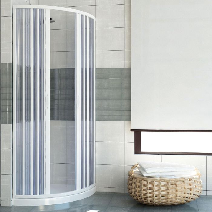 Box doccia 75x75 in PVC mod. Scorpione con apertura centrale main product photo