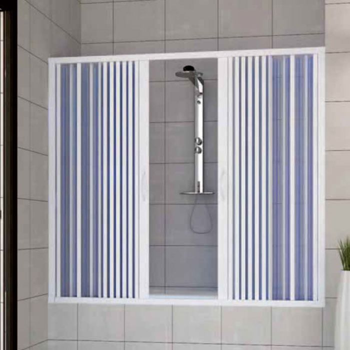 Porta doccia sopravasca 160 CM in PVC mod. Nina con apertura centrale main product photo