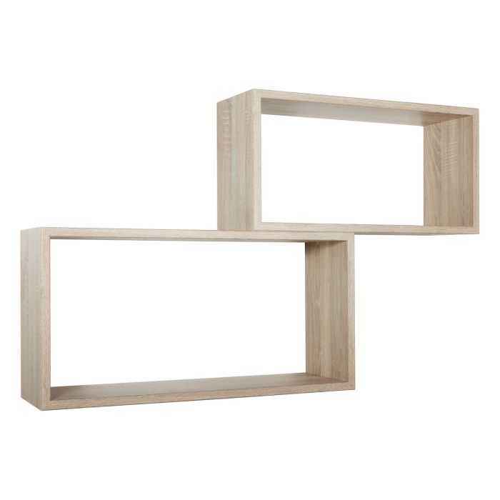 Mensole da parete rettangolari Set di 2 pz colore Rovere Sagerau mod. Bislungo main product photo