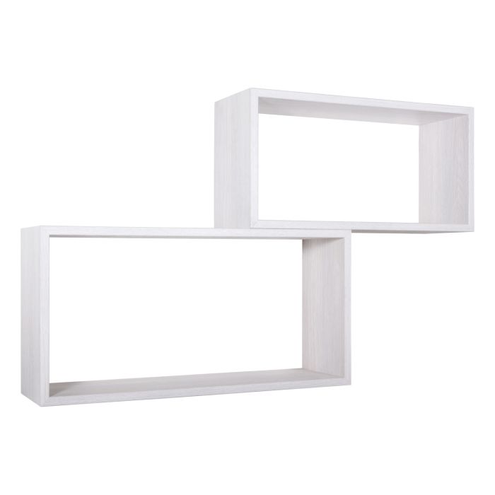 Mensole da parete rettangolari Set di 2 pz colore Rovere imperiale mod. Bislungo main product photo