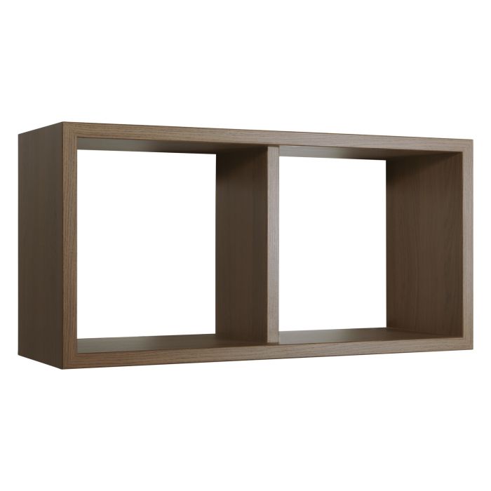 Mensola da parete 2 scomparti colore Rovere tabacco 70x30 cm mod. Morgana Maxi main product photo
