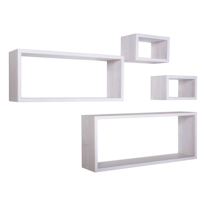 Mensole rettangolari da parete componibili Set di 4 colore Rovere imperiale mod. Merlino main product photo