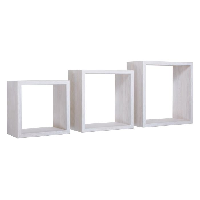 Mensole a cubo da parete set di 3 pz componibile colore Rovere imperiale mod. InCubo main product photo
